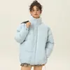 Jaqueta Acolchoada de Algodão de Inverno para Casal Coreano Masculina 2024 Nova Jaqueta Acolchoada de Algodão Casual com Gola Jaqueta Acolchoada de Algodão Quente Engrossada Feminina para Homens
