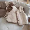 Categoria Bebê e Criança Pequena um Colete para Meninos e Meninas, Colete de Caxemira para Crianças, Roupa de Baixo para Outono, Roupa Externa Grossa de Inverno para Bebê, Roupa Infantil