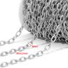 Corrente lateral de aço inoxidável com corrente cruzada, faça você mesmo, corrente de fio banhada a ouro 18k, acessórios de colar de joias da moda europeia e americana