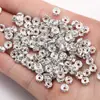 Accesorios para Joyería DIY Anillo de Taladro de Color Pulsera de Cuentas con Pedrería Anillo Espaciador de Diamantes Rueda Anillo 6mmV109