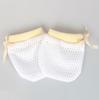 Luvas Faciais Anti-arranhão para Bebê Malha Bebê Verão Fina Seda Gelo Alta Elasticidade Ajustável Pequenas Luvas Protetoras para Recém-nascidos
