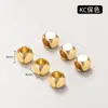 Espaçadores de Contas de Liga, Cor Dourada e Prateada, Separadores de Contas Antidesbotamento para Pulseiras, Materiais para Contas, Acessórios Espaçadores, Separadores de Contas