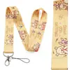 Lanyard de Teléfono de Moda con Lindo Diseño de Dibujos Animados de Stitch, Correa Tejida con Soporte para Tarjetas y Portapase de Identificación