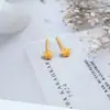 Pendientes de Cerámica de Circonio Xingrui Pendientes Mini de Estrella de Cinco Puntas Pendientes Mini de Estrella Pequeños Accesorios para Orejas de Estrella Suaves para los Oídos