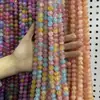 Cuentas de esmalte color calcedonia teñidas con agua de 10 mm, color cuentas de dragón, al por mayor, material para pulsera DIY, pulsera, cuentas redondas, material para abalorios