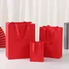 Sacolas de Presente com Toque de Luxo, Bolsas de Papel Especiais, Sacolas Simples para Lembrancinhas, Sacolas de Presente para Joias, Sacolas de Embalagem, Estoque Pronto com Estampagem Dourada