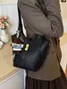 Bolsa tote de alta qualidade para mulheres, nova coleção de verão 2026, grande capacidade, bolsa tipo balde da moda, versátil para o dia a dia, e um conjunto de bolsas de ombro combinando