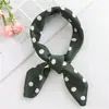 Bufanda de Seda Simulada Facetada para Primavera y Verano Bufanda Cuadrada Pequeña Bufanda Profesional de Azafata para Mujer Estilo Coreano Bufanda Decorativa Versátil para la Cabeza