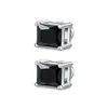 Pendientes Magnéticos de Clip Sin Perforaciones, Brazaletes para Orejas con Circonitas Brillantes, Clips para Cartílago de la Oreja, Tachuelas para Hélice, Accesorios Magnéticos para Orejas