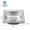 Fábrica mayoreo fregadero de acero inoxidable 5040 fregadero 304 encimera integrada estirado ingeniería cepillado fregadero de cocina