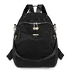 Mochila de Tela Oxford Nueva 2025 Mochila Textil Casual de Moda Combinable Simple para Exterior Bolsa de Viaje para Mujer