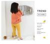 Leggings Infantis Cuidadosamente Selecionados para a Primavera de 2025, Leggings 100% Algodão para Meninas, Calças Compridas Unisex para Bebês e Crianças com Cintura Alta