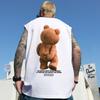 Camiseta sin mangas europea y americana para hombre de verano delgada talla grande holgada baloncesto moderna ins chaleco deportivo para exterior chaleco de manga corta