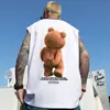 Camiseta Sem Manga Europeia e Americana Masculina de Verão Fina Tamanho Grande Solta Basquete Tendência Ins Colete Esportivo para Usar por Cima Colete de Manga Curta