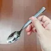 Cuchara Pequeña de Acero Inoxidable 304 con Mango Corto en Forma de Calabaza, Cuchara Doméstica de Alta Calidad, Cuchara para Remover Postres, Cucharilla de Café, Cucharilla de Té