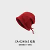 Gorro de otoño e invierno para niños, cálido gorro de lana con rizos, para todo tipo de rostro, gorro pequeño para el frío, gorro de punto de moda para cabeza grande