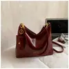 Bolsa de Nicho Estilo Coreano Feminina para o Trabalho Grande Capacidade Bolsa Transversal Feminina Inverno 2025 Nova Bolsa de Ombro Retrô