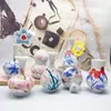 Ornamento de Vaso de Cerâmica Pintado à Mão Jingdezhen Vaso Celebridade da Internet Ins Sala de Estar Joias de Luxo Acessíveis Arranjo de Flores Recipiente para Flores Pode Ser Cultivado Hidroponicamente