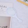 Espejo con Mango de Plástico Antiguo Portátil Espejo Pequeño Espejo de Mano para Niñas Espejo de Bolsillo Espejo de Regalo Pequeño Espejo de Maquillaje Vintage