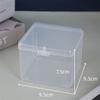 Caixa Organizadora Transparente para Acessórios de Cabelo, Caixa de Joias Doméstica, Caixa Organizadora de Adesivos, Caixa para Embalagem de Presentes de Mercadorias, Caixa de Joias Multifuncional