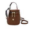 Bolsa Saco Rombos Moda Feminina Verão 2025 Nova Moda Bolsa de Ombro Versátil Bolsa Mensageiro de Alto Padrão Bolsa de Mão