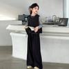 Conjunto de Primavera y Otoño para Niñas 2026 Nuevo Estilo Coreano Ajustado Camisa Básica, Chaleco y Pantalones de Pierna Ancha Conjunto de Dos Piezas Moderno