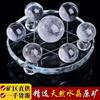 Fábrica atacado bola de cristal branca natural sete estrelas matriz enfeites de bola de cristal acessórios de mesa em casa enfeites de mascote