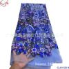 Patrón francés nuevo vestido de noche de boda diseño DIY lentejuelas encaje bordado tela de encaje cl61120