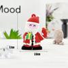 Llavero de Papá Noel con colgante de muñeco de nieve, regalo navideño, caja arqueológica, accesorios navideños.