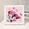 Animación de Dibujos Animados Nueva Pintura de Diamantes Kuromi DIY Juguetes de Pintura de Diamantes Hechos a Mano para Niños con Marco de Fotos Mesa Regalo
