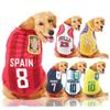 Coletes para animais de estimação de grande, médio e pequeno porte, coletes para Golden Retriever, camisetas da Copa do Mundo, roupas de basquete, acessórios para gatos, cães de grande porte.
