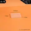 Caja cuadrada transparente de plástico para tapones de oídos, pequeña, para guardar joyas, repuestos, cuentas y aparejos de pesca.