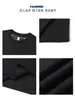 Acu Roupa Masculina Jacquard Cor Sólida Camiseta de Manga Curta para Homem 2026 Verão Novo Produto Casual Solta Gola Redonda Top para Homem