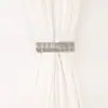 Amarradores de Cortina Borboleta Europeus e Americanos Transfronteiriços Exquisitos e Elegantes de Luxo Incrustados com Diamantes para Gancho de Cortina de Quarto e Sala de Estar em Casa Venda por Atacado