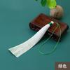 Borla sándwich de dos colores de 16 cm, estilo chino, hanfu, cheongsam, accesorios para el hogar, bolsita, marcapáginas, instrumento musical, colgante con borla