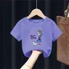 2051 ropa para niños y niñas 100 algodón camiseta de manga corta ropa para niños nuevo top de verano camiseta básica para niños grandes