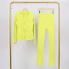 Conjunto Lulu Df de Jaqueta com Capuz Estampada e Calça Flare, Gola Alta Justa, Zíper Dourado Elástico, Roupa para Fitness Yoga
