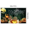 Tapete Decorativo de Veludo Cristal Temu para Halloween para Sala de Estar Tapete de Entrada Capacho de Entrada Tapete de Porta de Halloween