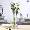 Venta al por mayor de fabricantes, jarrones hidropónicos minimalistas de colores para decoración del hogar, jarrones de vidrio para sala de estar y mesa de comedor, decoraciones para arreglos florales