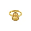 Novo Anel de Cabacinha Estilo Chinês Método Antigo Ponto de Broca e Fio-Puxado Anel para Mulheres Dourado Joia de Alta Qualidade Moda Retro Estilo de Corte