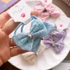 Cuerda para el pelo de encaje dulce de primavera, todo a juego, para niña, alta elasticidad, cuerda para el pelo, color caramelo, corazón de niña, banda de goma para niños, par