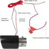 Garganta de escape luminosa de fibra de carbono modificada para coche transfronterizo con lámpara LED de alta temperatura, tubo de escape de coche modificado, spray de cola