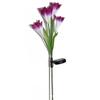 Lámpara Solar LED Artificial de 4 Cabezas Flor Dulce Lámpara de Calle Flor de Lirio Césped de Ingeniería Patio Jardín Lámpara de Paisaje Venta al Por Mayor