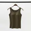 Nuevo Camisole de Primavera y Verano con Copas en el Pecho, Capa Base de Seda de Hielo, No Necesita Usar Sujetador, Espalda Hermosa, Camiseta sin Mangas Versátil para Yoga y Deportes para Mujeres