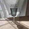 Taça de Vinho Tinto com Listras Verticais Retrô Taça Alta Estilo Europeu Taça de Champanhe Doméstica Taça de Vinho de Alto Valor Taça de Vinho de Frutas