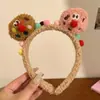 2026 Nova Faixa de Cabelo de Pelúcia para Lavar o Rosto Outono Inverno para Mulheres Faixa de Cabelo Estilo Ins Faixa Versátil para Controlar Fios Soltos Presilha de Cabelo Acessórios de Cabelo