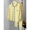 Pijama de mujer estilo coreano para otoño, de manga larga, talla grande, cárdigan holgado, adecuado para usar al aire libre, engrosado, tipo algodón, 200 gramos, conjunto de ropa para el hogar