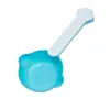 Colher Dosadora para Ração de Pet, Colher de Plástico para Lata de Ração de Pet com Duas Orelhas, Colher Dosadora para Alimentação de Pet com Clipe, Adequada para Cães Gatos e Outros Pets