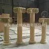 Escultura de columna romana de estilo europeo de arenisca artificial, decoración de columna translúcida de fibra de vidrio, accesorio de arreglo de fotos de espuma, Romano