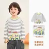 Camiseta de Manga Larga Kaka Panda para Niños Niños Capa Base Otoño Ropa de Otoño para Niñas Bebé Primavera/Otoño Top de Moda